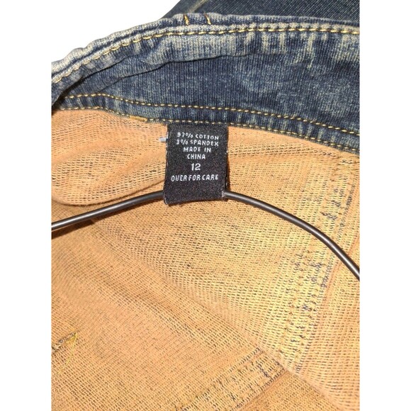 Vintage Express Jeans Y2K Super Soft Zippers Size 12 Tall - Picture 7 of 7